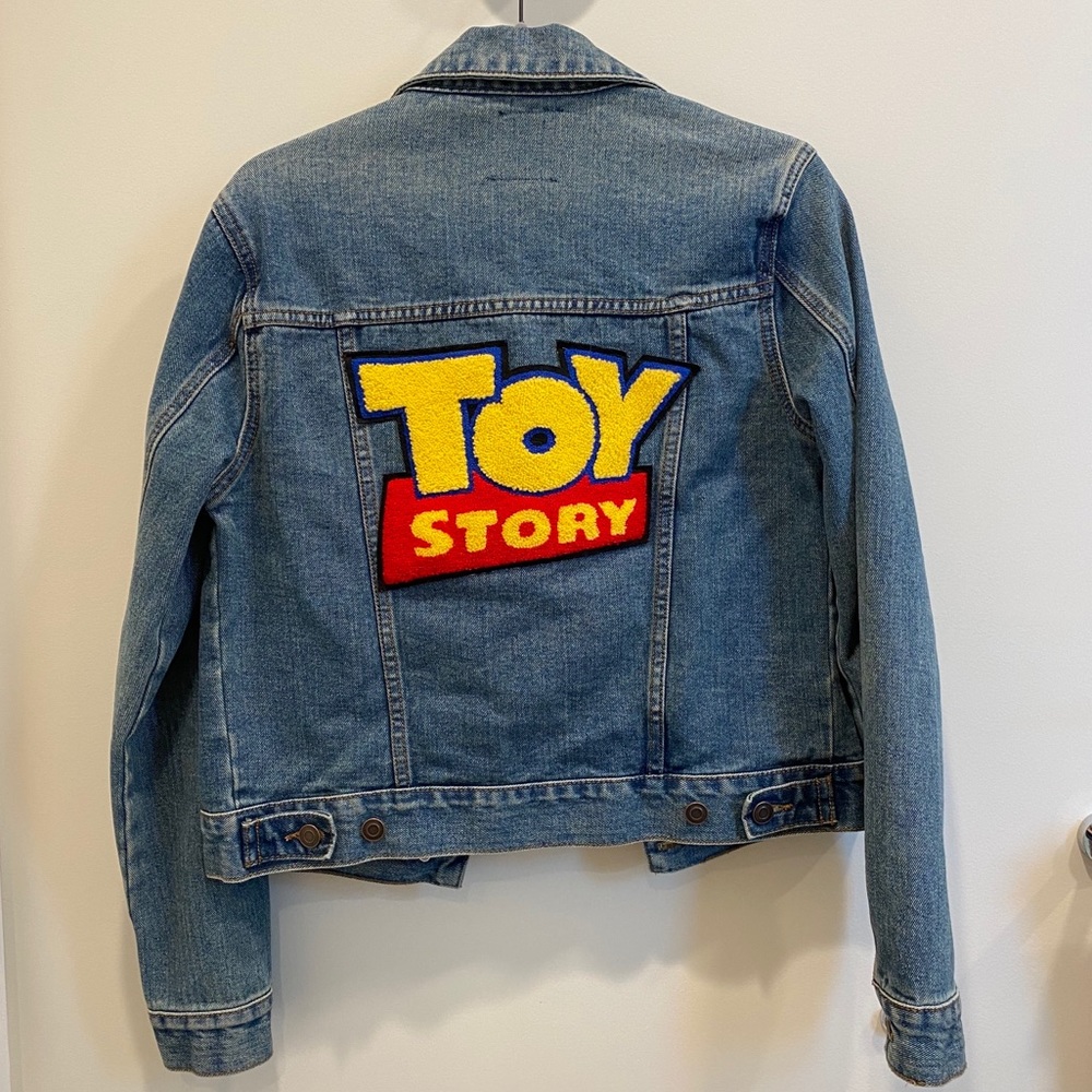 F21 Disney Toy Story denim jean jacket For…